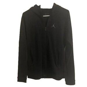 Jordan Full Zip Hoodie Sweater Men’s Black Active Dri Fit Slim Fit, Small